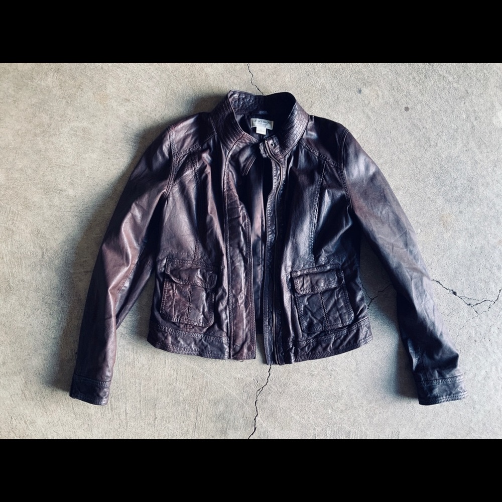 Lucky Brand “Collection” leather Jacket